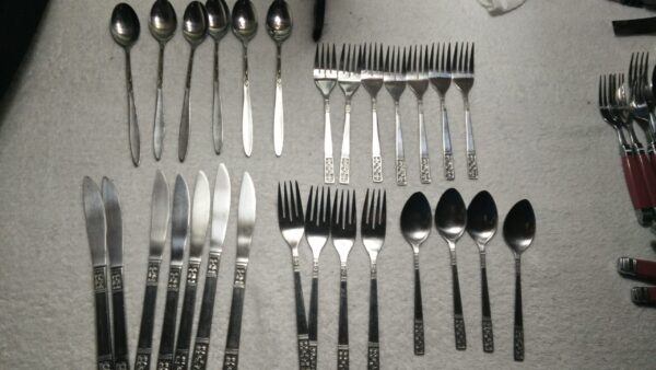 Large Silverware Stainless Set Amefa & CustomCraft
