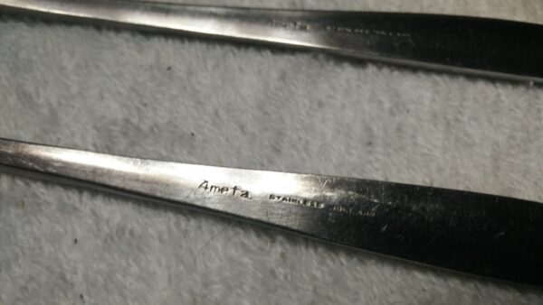 Large Silverware Stainless Set Amefa & CustomCraft - Image 4