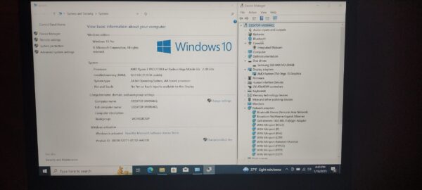 DELL LATITUDE 5495 14" AMD RYZEN PRO 2700U 32GB RAM 256GB SAMSUNG SSD FHD W10P - Image 11