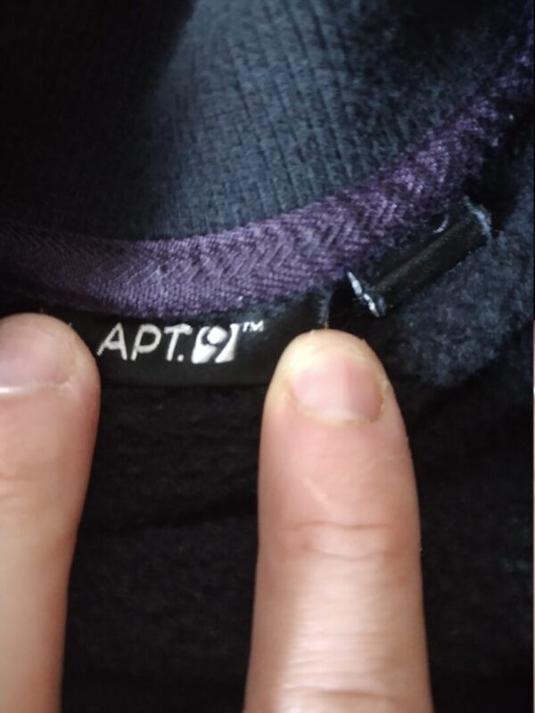 Men's Apt 9 Black Medium M Pocketed Jacket Light Collared - Image 4
