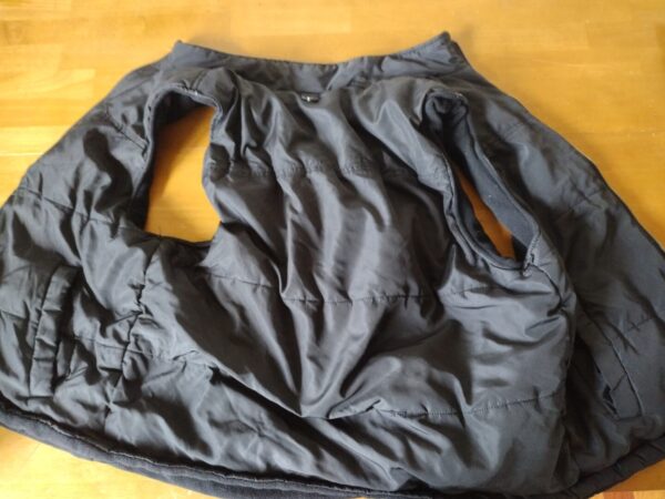 St John's Bay Puffer Vest Men's Size Medium Black and Gray Zip Up Men's M - Image 5