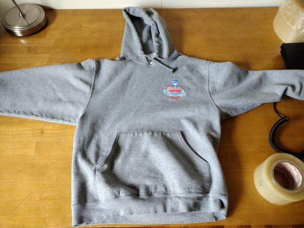 Official Joliet Splash Station Hoodie Lifeguard Grey Gray M Medium by Jerzees