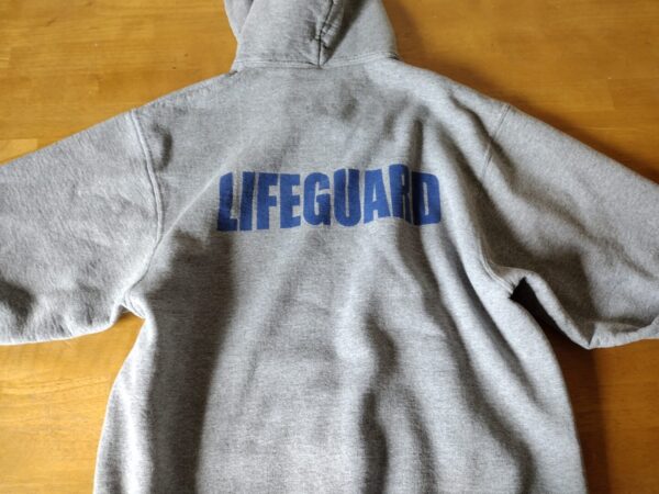 Official Joliet Splash Station Hoodie Lifeguard Grey Gray M Medium by Jerzees - Image 3