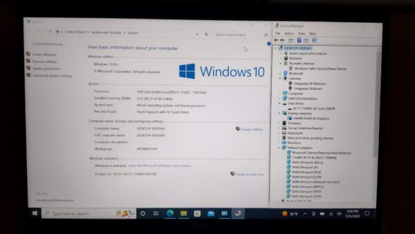 DELL LATITUDE 7430 i7-1265U vPRO 32GB DDR4 256GB SSD FHD TOUCH TB4 WARRANTY 2025 - Image 11