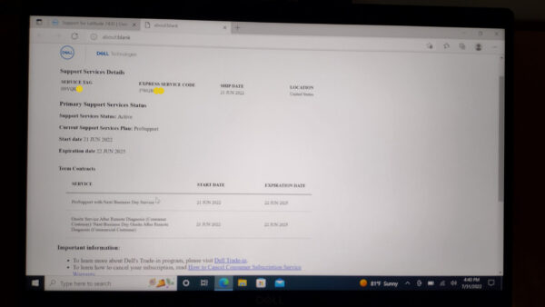 DELL LATITUDE 7430 i7-1265U vPRO 32GB DDR4 256GB SSD FHD TOUCH TB4 WARRANTY 2025 - Image 12