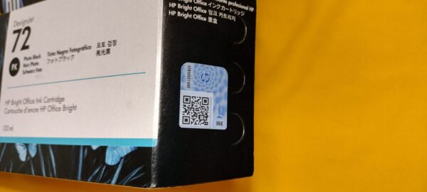 HP DesignJet 72 Photo Black Ink Cartridge 130ml C9370A EXP JUL 2023 - Image 3