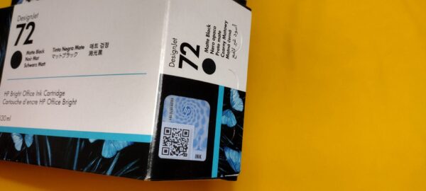 GENUINE HP 72 MATTE BLACK C9403A INK CARTRIDGE EXP SEP 2023 NEW SEALED - Image 3