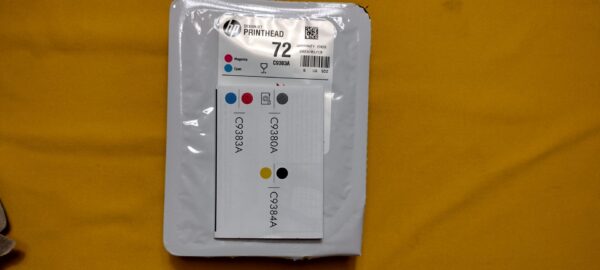 NEW Genuine HP 72 Magenta & Cyan Printhead C9383A JAN 2023 OPEN - Image 5