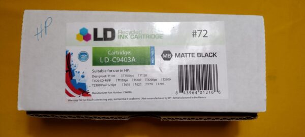 Compatible HP 72 MATTE BLACK C9403A High-Yield 130ml Replacement Ink Cartridge - Image 4
