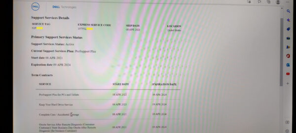 DELL LATITUDE 7420 2-IN-1 i7-1185G7 16GB 512GB SSD W10P TB4 VERIZON LTE WTY 2024 - Image 11
