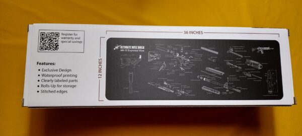 Ultimate Rifle Build Gun Cleaning Mat Exploded Parts Diagram & Magnetic Tray - Image 3