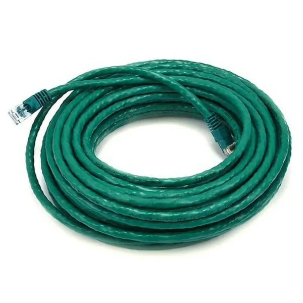 Green CAT5e CAT5 50 Foot Cable for Network, Ethernet LAN - Image 4