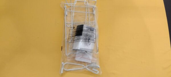 MAINSTAYS Adjustable Iron / Ironing Board Holder Rack White 10.25x4x12.69-16.5"