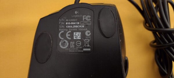 Logitech M500 6 Button Optical Wheel Mouse USB Wired M-U0007 Excellent Condition - Image 2