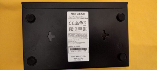 NETGEAR 5-Port Gigabit Ethernet Unmanaged Switch (GS305) Home Network Hub & Power - Image 3