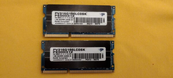Patriot Viper 16GB (2 x 8GB) DDR3L PC3L-14900 1866 MHz SODIMM Memory Kit