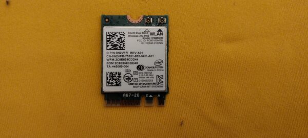 Dell Inspiron 15-5559 Wireless Bluetooth Card 3160NGW WLAN WiFi Mini-PCI 0N2VFR