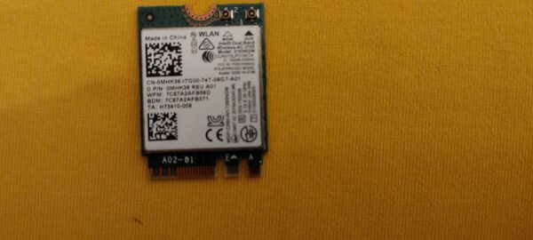 Intel Dual Band Wireless-AC 3165 - WiFi 5 & Bluetooth 4.0 (3165NGW, Dell 0MHK36)