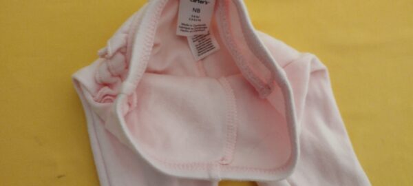 Just One You Made by Carters Girls Light Pink Casual Pants Newborn - Image 4
