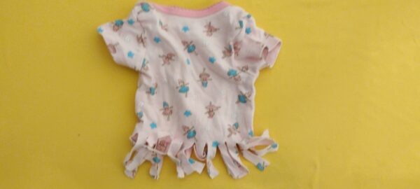Gerber Onesies Girl Newborn 0-3M Pink Ballerina Top Cotton Frilly - Image 3