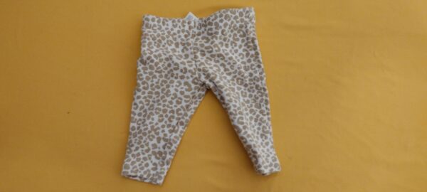 Baby Girl Just One You by Carter's White & Leopard Cheetah Pants Newborn NB 0-3M