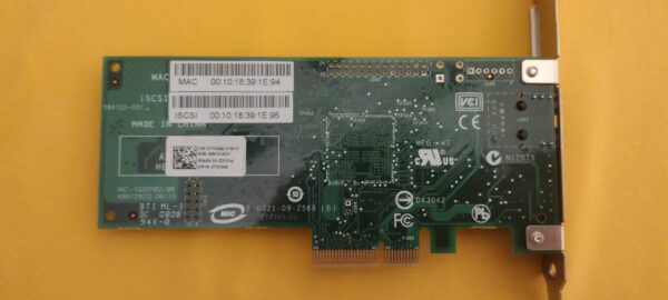 Broadcom Gigabit Network Card RJ-45 PCIe x4 BCM95708A0804F from DELL 2950 SERVER - Image 3