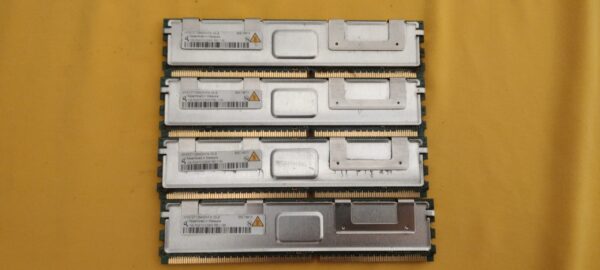 Qimonda 4GB (4x1GB) PC2-5300F DDR2 2Rx4 Server Memory RAM HYS72T256520HFD-3S-B