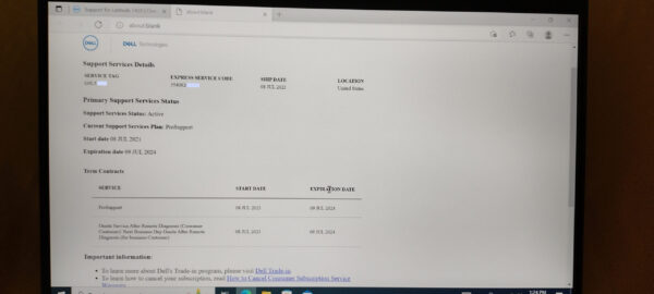 DELL LATITUDE 7420 i7-1185G7 VPRO 16GB RAM 512GB SSD W11P TB4 SC IR PRO WTY 2024 - Image 12