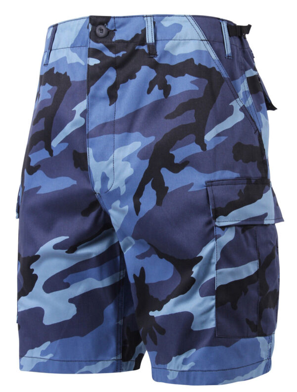 Rothco Shorts Camo BDU Military Style Cargo Sky Blue Camouflage Mens 65218 - Image 3