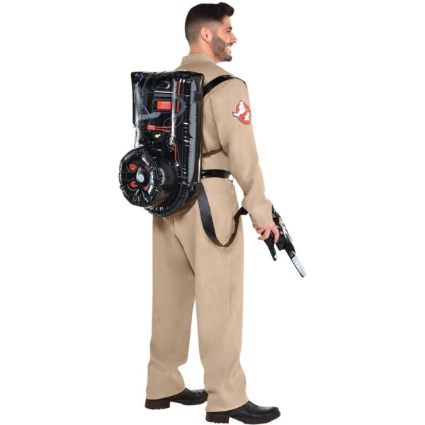 Ghostbusters Halloween Costume Proton Pack Adults, Standard Jumpsuit Party City - Image 3