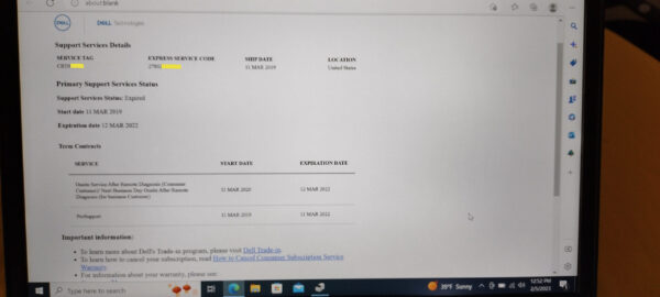 DELL LATITUDE 5495 14" RYZEN 2700U PRO 8GB 256GB SSD FHD USBC W10P SC IR - Image 12