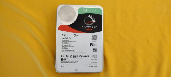Seagate IronWolf Pro 16TB Internal 7200RPM 3.5" (ST16000NE000) NAS HDD