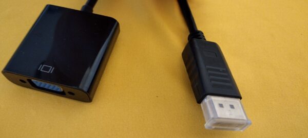 Display Port DP to VGA Adapter Cable Cord 1080P For Laptop Desktop Game Monitor - Image 2