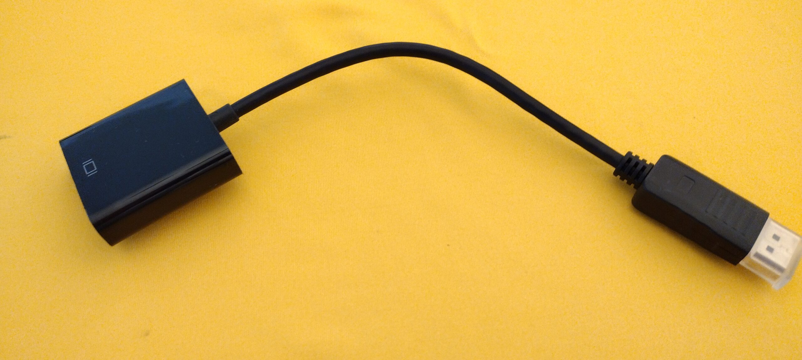 Display port dp to vga adapter cable cord 1080p for laptop desktop game