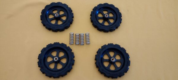 Creality 3D Ender 3 Pro (3/Pro/V2) OEM Bed Leveling Springs & Adjustment Knobs Black