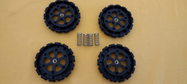 Creality 3D Ender 3 Pro (3/Pro/V2) OEM Bed Leveling Springs & Adjustment Knobs Black - Image 2
