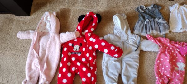 Huge Lot of 38  Baby Girls Clothes, Mixed, Tops, Bottoms, Coats & More, 3 Months - Image 6