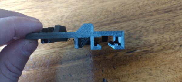 Ender 3 & Ender 3 Pro Tool Holder Mount (PLA, Black) - Image 5