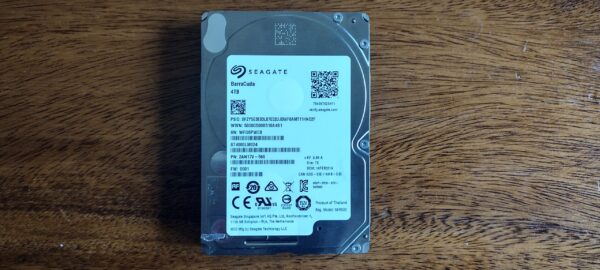 Seagate ST4000LM024 4 TB 5400RPM 2.5" SATA Server HDD 15mm Height OEM