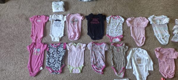 Lot of 27 Baby Girl Clothes 6-9M Months - Image 2