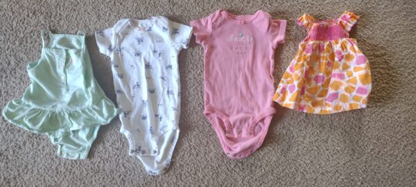 Lot of 5 Baby Girl Clothes 9 Months