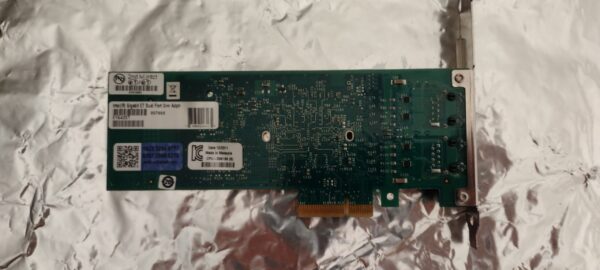 Intel E1G42ET 1G RJ-45 Dual Port PCI-E Network Interface Card Dell G174P 1P8D1 - Image 2