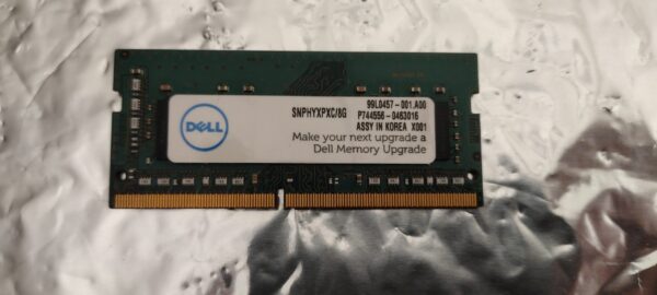 SK HYNIX 8GB 1RX8 DDR4 SODIMM PC4-21300 2666MHZ MEMORY MODULE HMA81GS6JJR8N-VK - Image 2