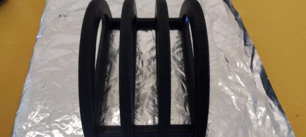 Laptop Stand Triple Stand 3D Printed Black - Image 3