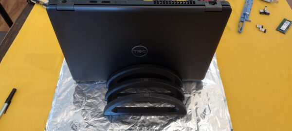 Laptop Stand Triple Stand 3D Printed Black - Image 5