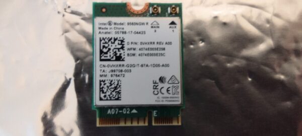 INTEL 9560NGW R WIRELESS-AC 9560 PCI-E M.2 WLAN BLUETOOTH 5.1 WIFI CARD VHXRR