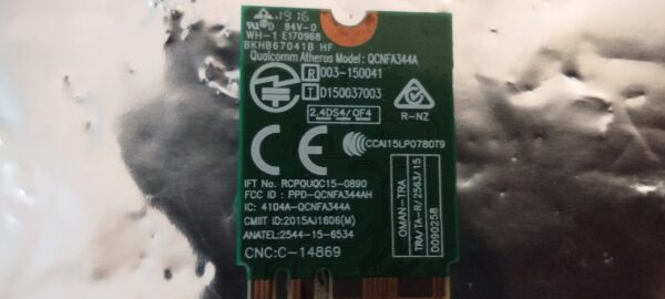 Dell DW1820 D4V21 Qualcomm Atheros QCNFA344A Dual Band 802.11ac BT NGFF - Image 2