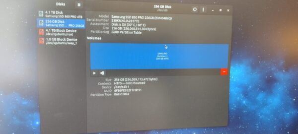 Samsung 850 PRO 256GB Internal 2.5inch SATA SSD Solid State Drive MZ-7KE256 - Image 3