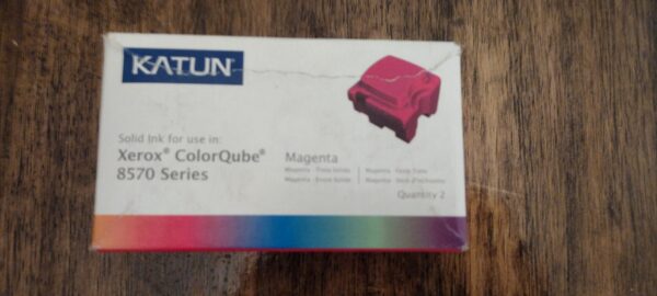 2 KATUN Magenta SOLID INK STICKS 108R00932 for XEROX COLOR QUBE 8570 P/N 39397