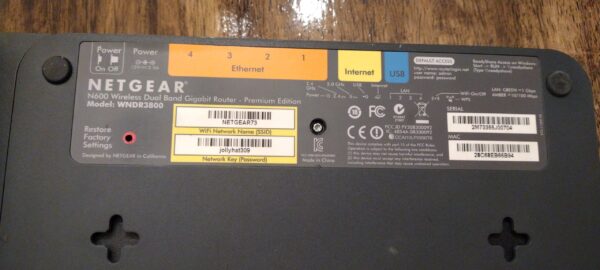 NETGEAR Wireless Dual Band Gigabit Router Premium Edition N600 WNDR3800 OpenWRT - Image 3